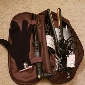 HerStyler ceramic flat iron and wand